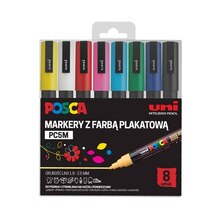 Markerid Posca PC-5M, 8 tk