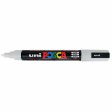 Marker Posca Uni PC-5M, valge, 2,5 mm