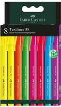 Tekstimarkerite komplekt Teka Faber-Castell 38, 8 värvi