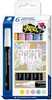 Värvimarkerid Staedtler Lumocolor 349C6-1, 6 värvi, pastelltoonid