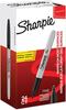 Püsimarker Sharpie Fine, 24 tk, must