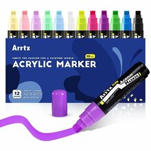 Akrüülmarkerid Arrtx, 12 värvi