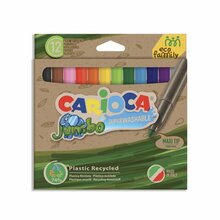 Viltpliiatsid Carioca Jumbo Ecofamily, 12 tk