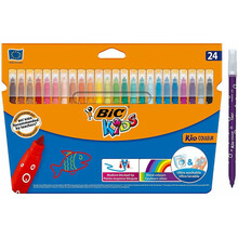 Viltpliiatsid Bic Kids Couleur, 24 värvi