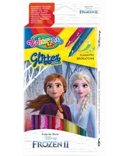 Sädelevad viltpliiatsid Colorino Disney Frozen, 6 värvi