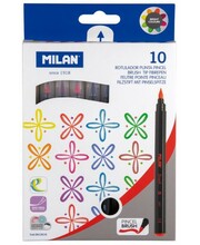 Viltpliiatsid Milan Pincel Brush, 10 värvi