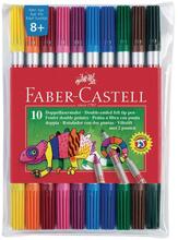 Kahepoolsed viltpliiatsid Faber-Castell, 10 värvi