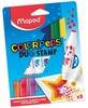 Viltpliiatsid templitega Maped Color Peps, 8 värvi