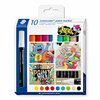 Markerite komplekt Staedtler Lumocolor, 10 tk, 349C10