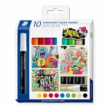 Markerite komplekt Staedtler Lumocolor, 10 tk, 349C10