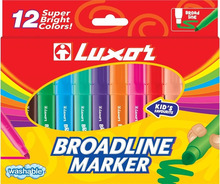 Vildikad LUXOR BROADLINE MARKER 6180, 12 tk
