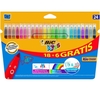 Viltpliiatsid Bic Kids Couleur, 24 värvi komplekt