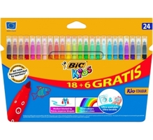 Viltpliiatsid Bic Kids Couleur, 24 värvi komplekt