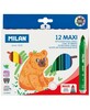 Viltpliiatsid Milan Maxi, 80020, 12 värvi