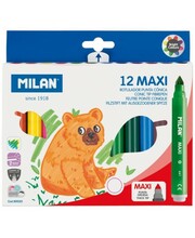 Viltpliiatsid Milan Maxi, 80020, 12 värvi