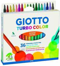 Viltpliiatsid Fila Giotto Turbo Color, 36 värvi
