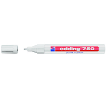 Marker Edding 751, valge, 1-2 mm