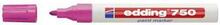Marker Edding 750, roosa, 2-4 mm