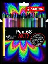Viltpliiatsid Stabilo Pen 68 Arty, 18 värvi