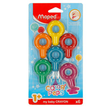 Plastikkriidid Maped Color’Peps Early Age, 6 tk