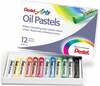 Õlipastellid Pentel Arts PHN4, 12 värvi