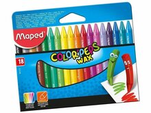 Vahakriidid Maped ColorPeps, 24 värvi