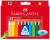 Vahakriidid Faber-Castell, kolmnurksed, 12 värvi