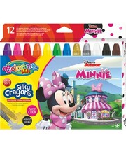 Siidised keeratavad kriidid Colorino Disney Junior Minnie 90713PTR, 12 värvi