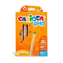 Värvipliiatsid beebidele Carioca Baby 3in1 1+, 6 tk