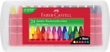 Vahakriidid Faber-Castell Jumbo, 24 värvi