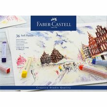 Pastellkriidid Faber-Castell Goldfaber, 36 värvi