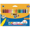 Vahakriidid Bic Wax Crayon 8297721, 24 värvi komplekt