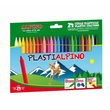 Vahakriidid Plastialpino Alpino, 24 värvi, 8 mm