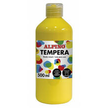 Guašš Alpino Tempera, 500 ml, kollane