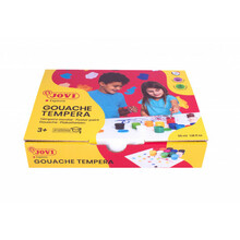 Guašš Jovi Tempera, 35 ml, 12 värvi komplekt pintsliga