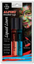 Näovärv Alpino Liquid Liner, 6 g, sinine/punane