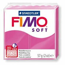 Modelleerimissavi Fimo Soft, 56 g, vaarikapunane