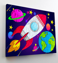 Modelino pildikomplekt Splat Planet, Kosmos, 30x40 cm