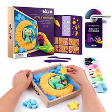 Loominguline komplekt Air clay Little Worlds Bunny Moon OKTO AIR CLAY ETC20032