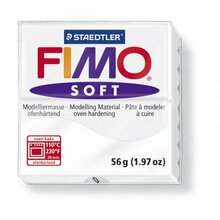 Polümeersavi Fimo Soft Staedtler, 56 g, valge
