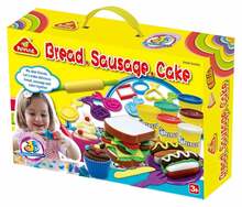 Voolimismassi komplekt Peipeile Bread Sausage Cake 3245A, mitmevärviline