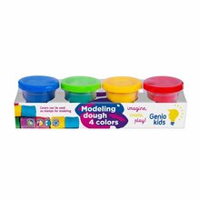 Plastiliin Genio Kids, 4 värvi