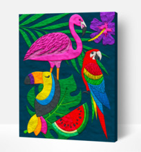 Pilt modeliinist Splat Planet, Tropika, 30x40cm