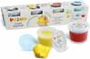Plastiliin PRIMO, 4x100 g, sinine/valge/punane