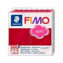 Voolimissavi Fimo Soft, 56 g, kirsipunane