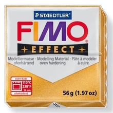 Plastiliin Fimo, 56 g, kuldne metallik
