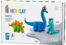 Voolimismass Hey Clay Dinosaurs, 6 tk