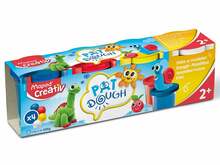 Voolimismass MAPED Dino, 4x114 g, erinevad värvid