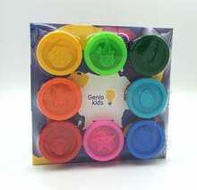 Plastiliin Genio Kids, 400 g, 8 värvi