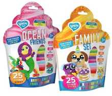 Loominguline komplekt modelleerimissavi Moon Light Clay, 25 tk